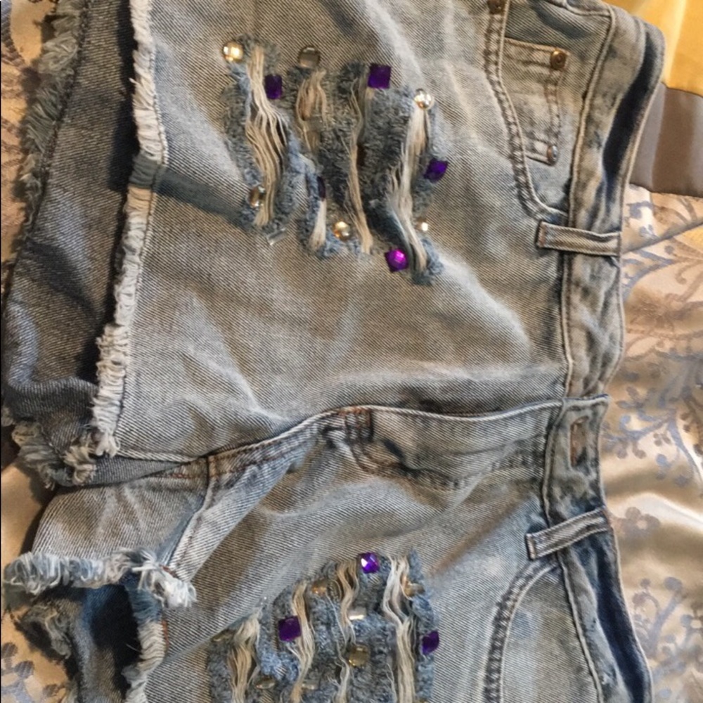 Venus blue jean shorts